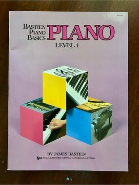 NEW! Never used. Bastien Piano Basics Level 1 book